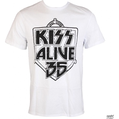 Amplified tričko metal Kiss Alive 35 čierna biela