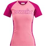 Swix Дамска тениска Swix Women's Racex Light Short Sleeve Running shirt - Sakura / Peony (916-6645-0214)