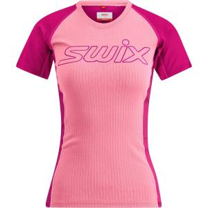 Swix Дамска тениска Swix Women's Racex Light Short Sleeve Running shirt - Sakura / Peony (916-6645-0214)