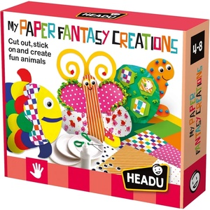 Headu Творчески комплект Headu - Животни от хартия (HMU54198) - baby