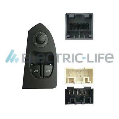Spínač, zvedací zařízení oken ELECTRIC LIFE ZRFTP76003