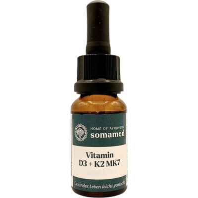 Home of Ayurveda somamed Vitamin D3 + K2 MK7 капки - 15 мл