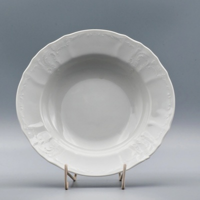 Thun BERNADOTTE Porcelánový Talíř hluboký 23 cm bílá