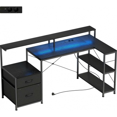 Homcom L 165 x 80 cm černý