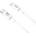 XO Кабел за зареждане и пренос на данни XO cable NB-Q189A PD USB-C - Lightning 1, 0m, 20W, Бял (Q189A)