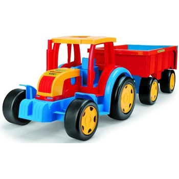 Wader Traktor Gigant s vlekem plast 102 cm v krabici