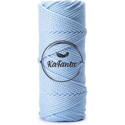 Bavlněná šňůra KaFanta Premium 3PLY 5mm - baby blue
