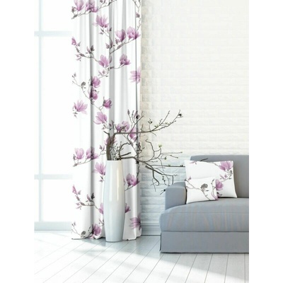 Dekorační závěs nebo látka, Satinet magnolie,150 cm poslední 2,2 m 150 cm