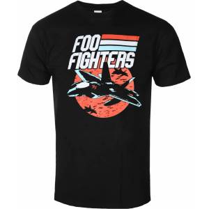 ROCK OFF Мъжка тениска Foo Fighters - Jets - Черен - ROCK OFF - FOOTS22MB