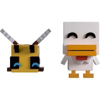 Youtooz Фигура Youtooz Games: Minecraft - Bee and Chicken (Monitor Buddiez) #17 (YOTO65972)