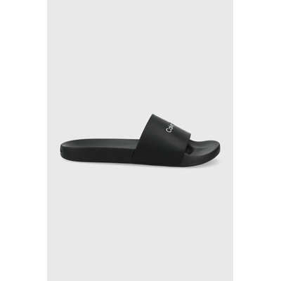 Calvin Klein Чехли Calvin Klein POOL SLIDE мъжко в черно HM0HM00455 (HM0HM00455.BEH)