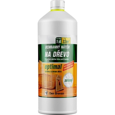 Den Braven Ochranný nátěr na dřevo OPTIMAL 1 kg zelená