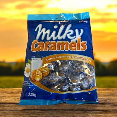 Storck Milky Caramels plněné karamelové bonbóny 325 g