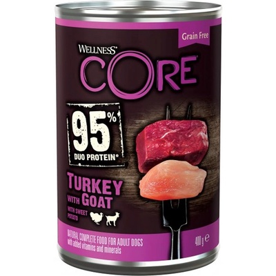 Wellness Core Dog 95% пуйка и коза 400 г