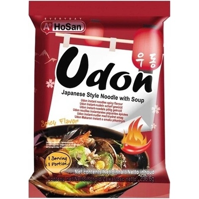 HoSan Polievka s kórejskými čerstvými cestovinami Udon Instant Spicy Flavour 233 g