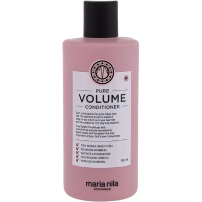 Maria Nila Pure Volume 300 ml балсам за обем за фина коса за жени