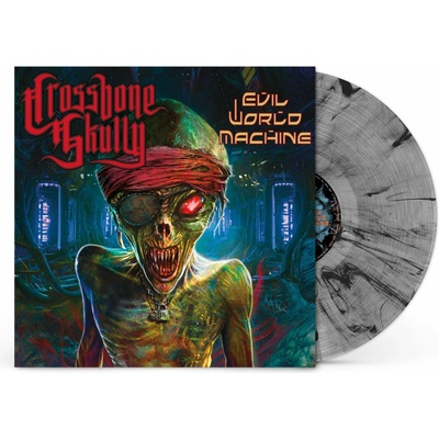 Crossbone Skully Evil World Machine Black Smoke LP