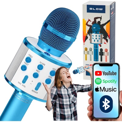 MIKROFON BEZDRÁTOVÝ REPRODUKTOR BLUETOOTH KARAOKE PRO DĚTI JAKO DÁREK HQ