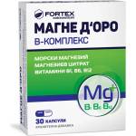 Fortex Магне Д'оро В-комплекс, 30 капсули, Fortex
