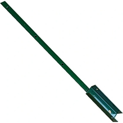 Jednostranný bavolet rovný pro branku/bránu prima | ZN+PVC | zelená RAL 6005
