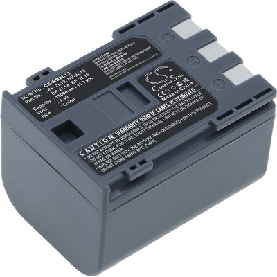 Cameron Sino Батерия за Canon Dc310, Fv500, Hg10, Md100, Zr100 и други, 1500 mAh, Li-Ion (CS-NB2L12)