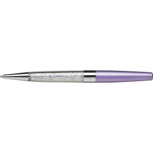 Art Crystella Химикалка, светлолилава, с бял кристал swarovski на дъното, 14 см, art crystella 1805xga200 (1805xga200)