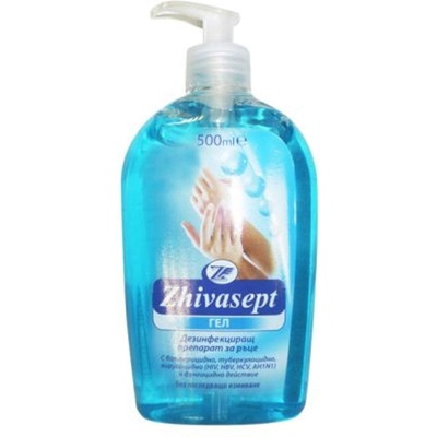 Дезинфектант Живасепт Гел за ръце, помпа 500 ml (217051-217006)