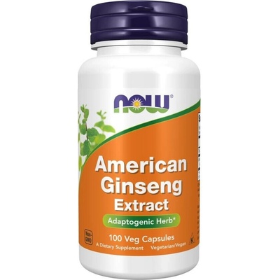 Now Foods American Ginseng 500 mg 100 kapsúl