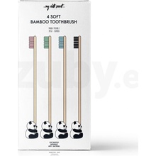 My White Secret Bamboo Toothbrush bambusová zubná kefka soft 4 ks