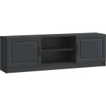 vidaXL ТВ шкаф Черно 150 x 31 x 47 см Инженерна дървесина (895836)