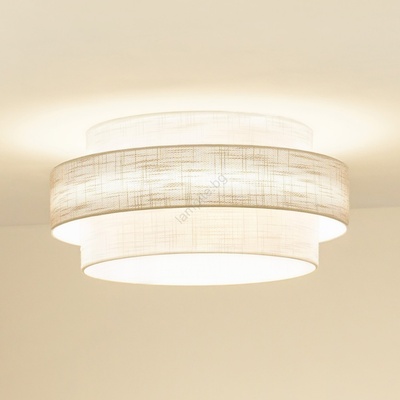 - LED таванно осветление DOVER SPACE 12W, Ø50 см, сиво/крем (BG1159)