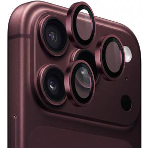 Blueo Протектор за камера за iPhone 18 Pro / iPhone 18 Pro Max - Original Metal Frame Lens Glass - Blueo - Черешов