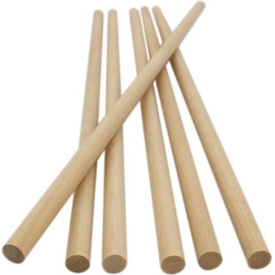 Main Paper S.L. Tyčky dřevěné přírodní kulaté průměr 8mm (6ks) – Zbozi.Blesk.cz