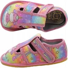 Raweks papuče ĽAHKÉ SUPER ELASTICKÉ UNICORN Barefoot