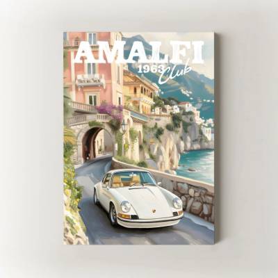 Amalfi Club Velikost: 50x70 cm, Rám: Bez Rámu