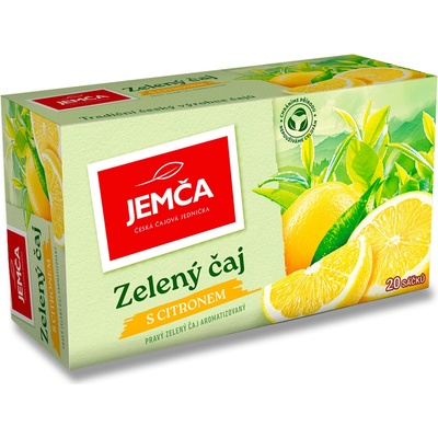 Jemča zelený čaj s citronem 20 x 1,5 g