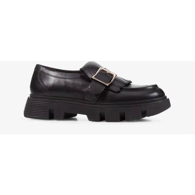 Geox Black Women's Leather Loafers Geox Vilde Geox | Cheren | ЖЕНИ | 39