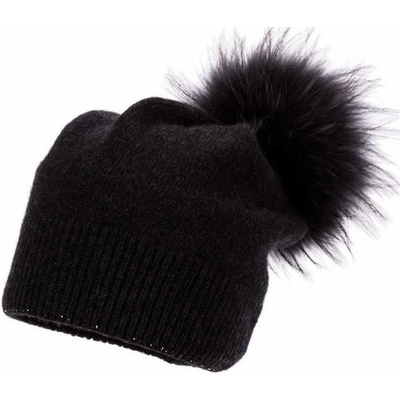 Jamiks Čierna detská čiapka s brmbolcom Santi