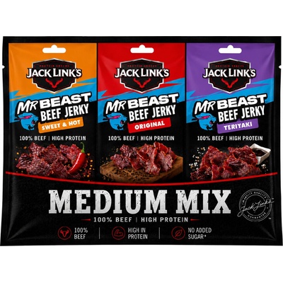 Jack Link's Beef Jerky medium mix 225 g