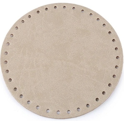 Dno na kabelku / vak Ø16 cm - (A788) ecru