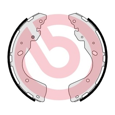 BREMBO Sada brzdových čeľustí S56547
