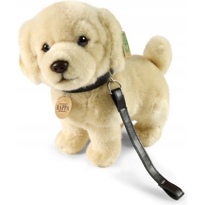 Pejsek Zlatý retrívr Labrador na vodítku 25 cm