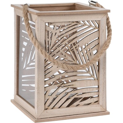 Lucerna ProGarden KO-NB1400590 Lucerna dřevěná se vzorem 18 x 25,5 cm
