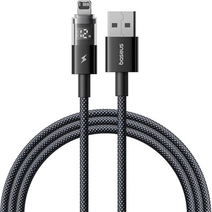 Baseus USB-A към Lightning кабел за Apple устройства с Lightning порт - Baseus Digital Display 2 USB-C to Lightning Cable PD 12W (черен) (100 см) (P10382700121-00)