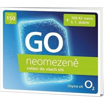 O2 150 Kč GO neomezeně