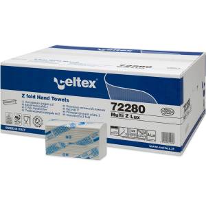 Celtex Сгънати хартиени кърпи CELTEX Z Lux 3060 бр. , бели, 2 слоя