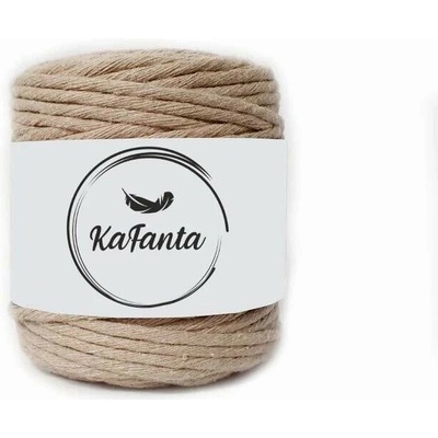 Macrame priadza KaFanta 5mm/100m - béžová
