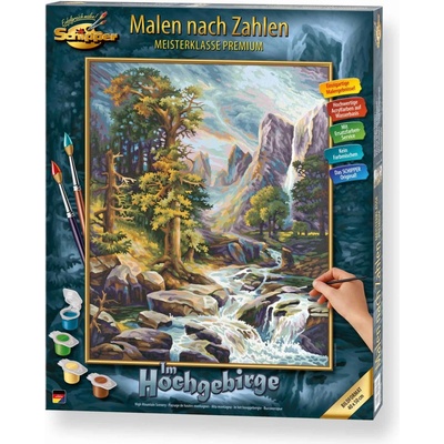 Schipper Комплект за рисуване по номера Schipper - Високопланински пейзаж (609130430)