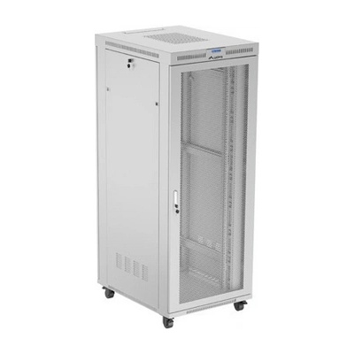 Lanberg Rack Cabinet 19" Free-Standing 42U/800X1000 (FlAT Pack) With Mesh Door LCD Grey (FF01-8042-23SL)