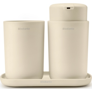 Brabantia Аксесоари за баня ReNew бежови 3 части (223402)